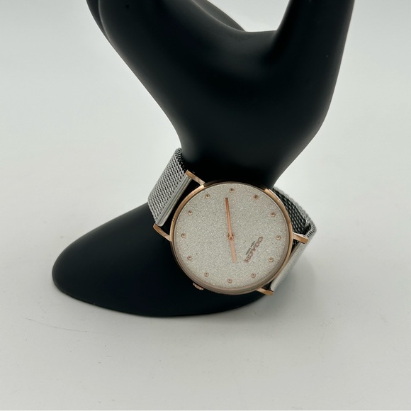 Coach Women's Watch with Silver Mesh and Rose Gold Accents - Picture 1 of 10